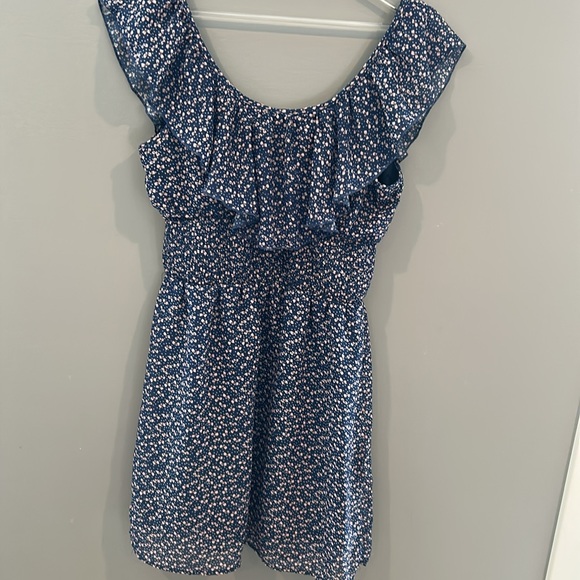 Floral Ruffle Sleeve Dress size S - Picture 3 of 4